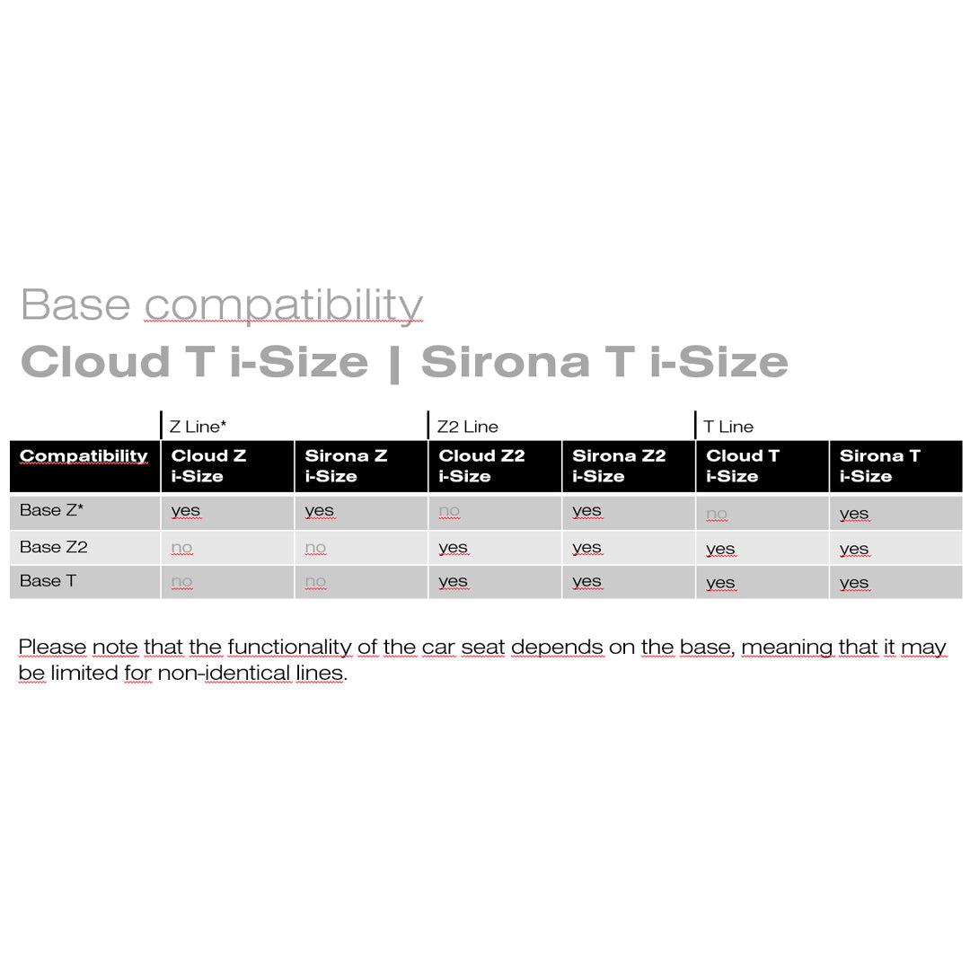 CYBEX Cloud T i-Size Plus Car Seat - Mirage Grey