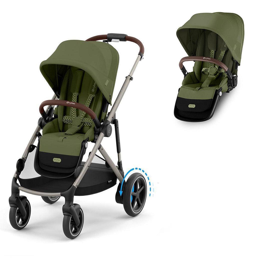 CYBEX e-Gazelle Twin Pushchair