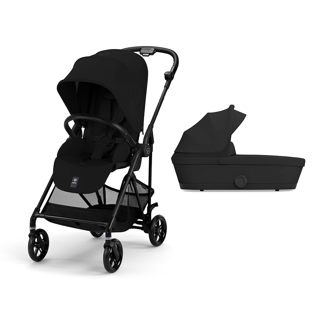 CYBEX Melio Carbon Pushchair - Magic Black