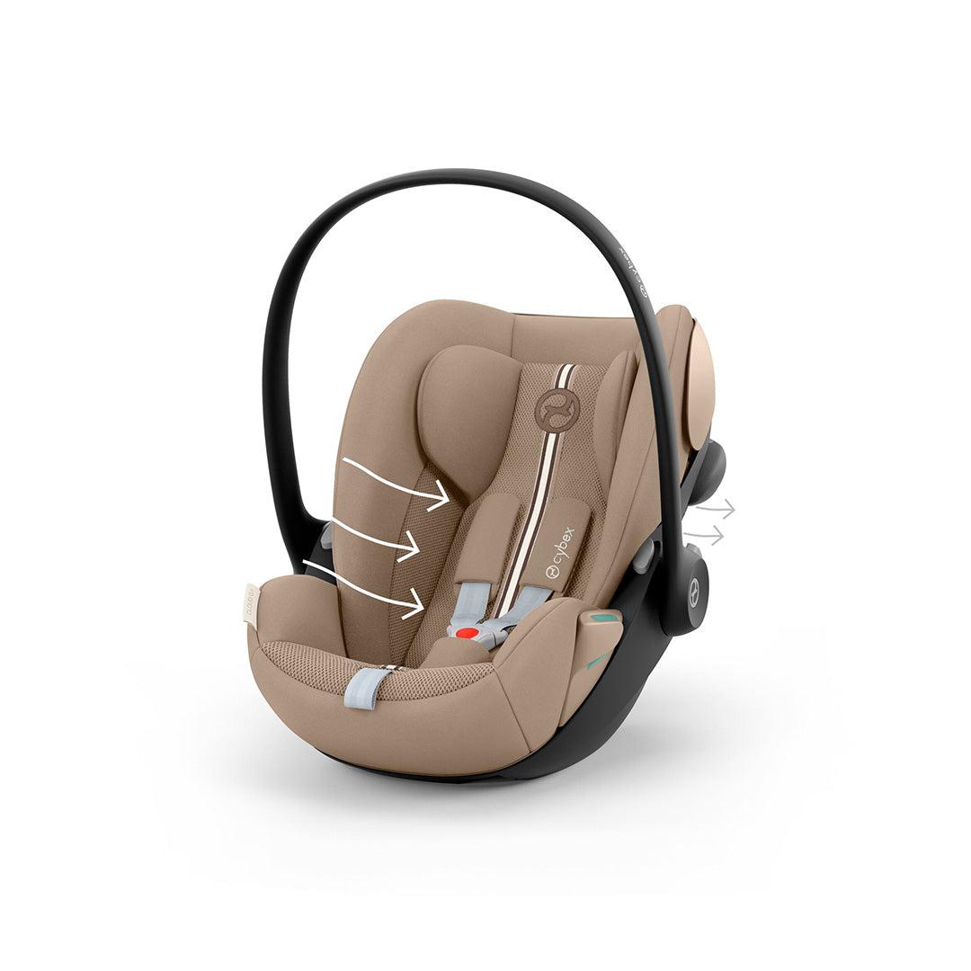 CYBEX Cloud G i-Size Plus Car Seat - Almond Beige