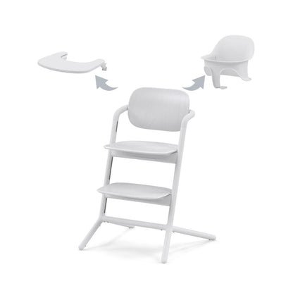 CYBEX LEMO 3-in-1 Highchair Set - White
