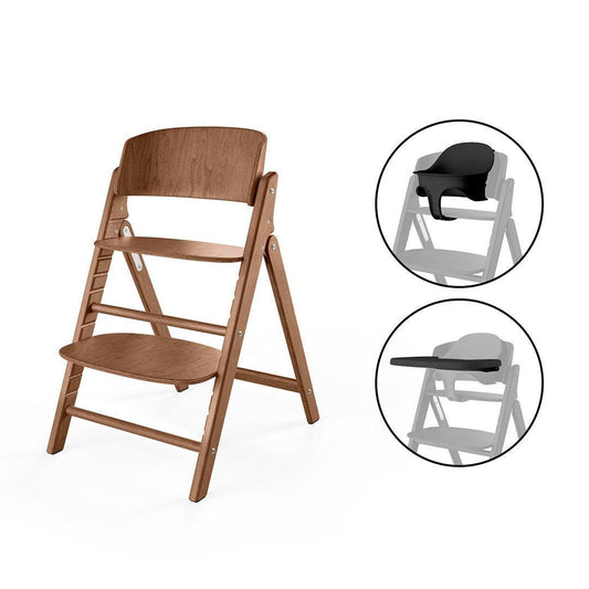CYBEX Click & Fold 3 In 1 Highchair - Dark Natural