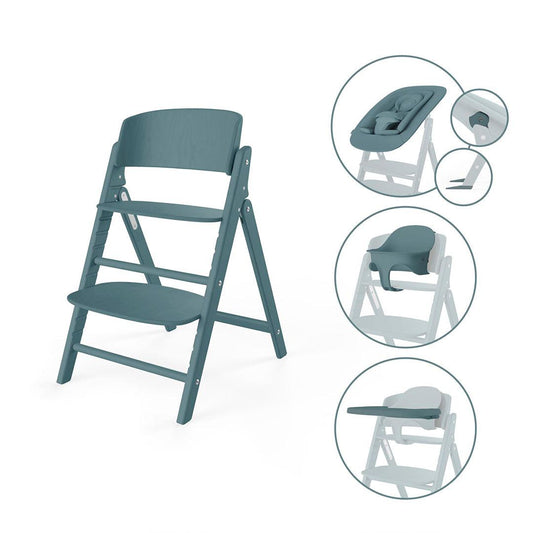 CYBEX Click & Fold 4 In 1 Highchair - Stone Blue