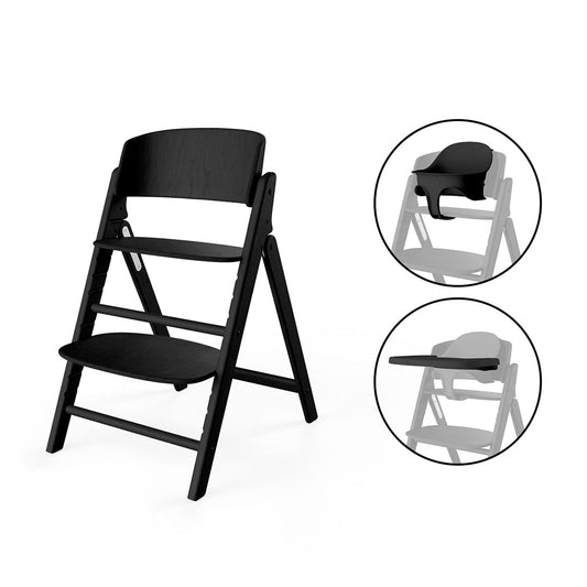 CYBEX Click & Fold 3 In 1 Highchair - Stunning Black