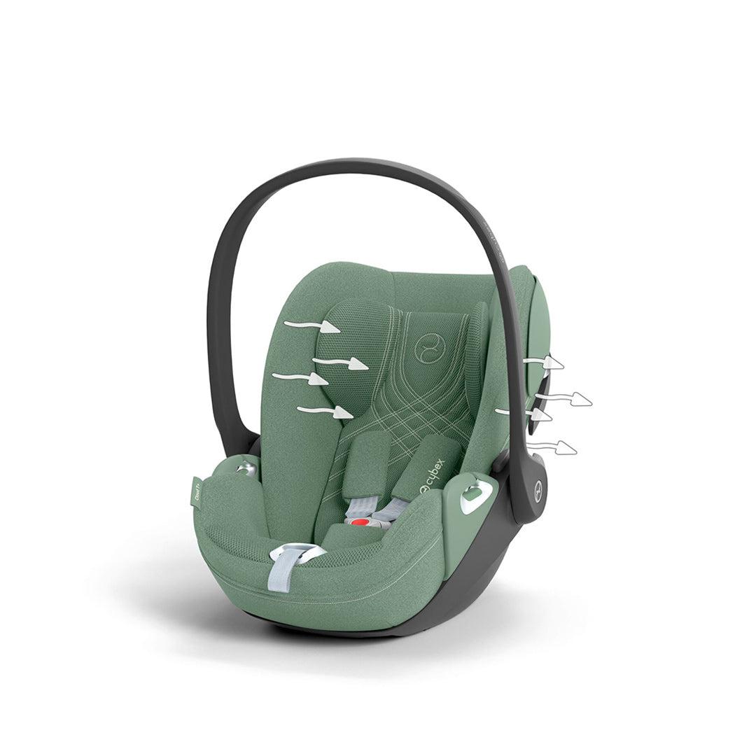 CYBEX Cloud T i-Size Plus Car Seat - Leaf Green