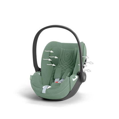 CYBEX Cloud T i-Size Plus Car Seat - Leaf Green