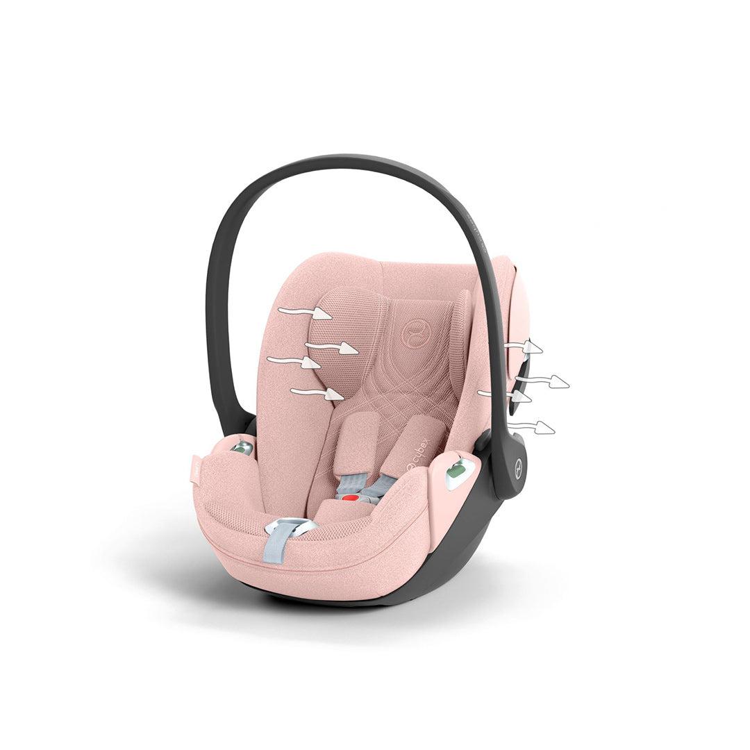 CYBEX Cloud T i-Size Plus Car Seat - Peach Pink