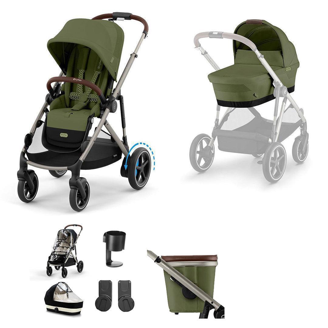 CYBEX e-Gazelle S Essential Pushchair Bundle