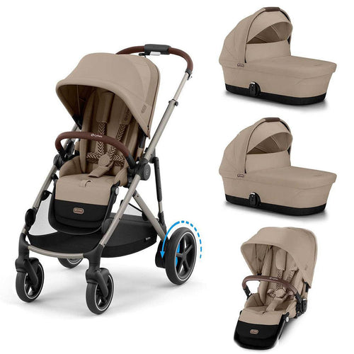 CYBEX e-Gazelle Twin Pushchair