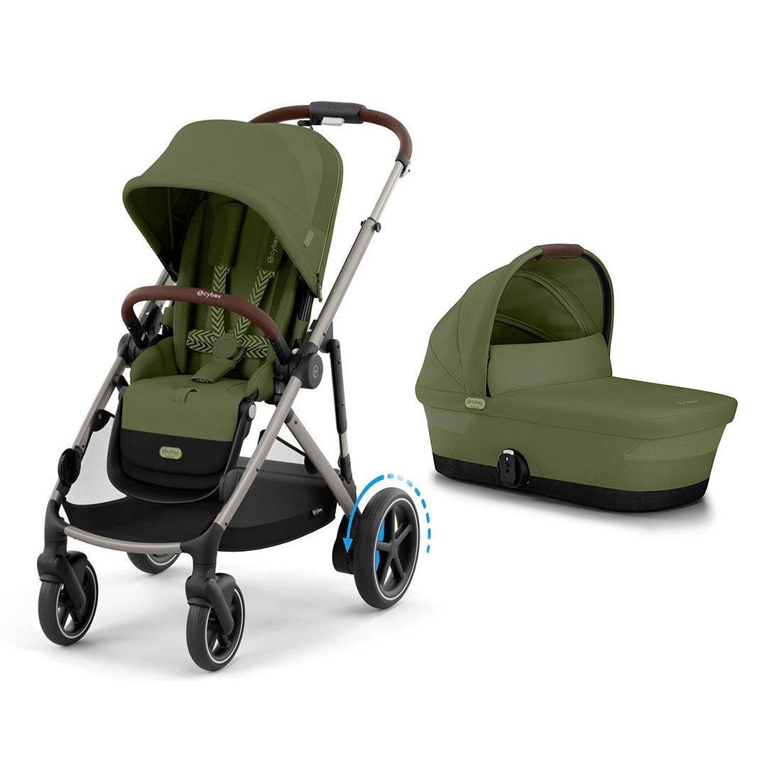CYBEX e-Gazelle S Pushchair - Moss Green