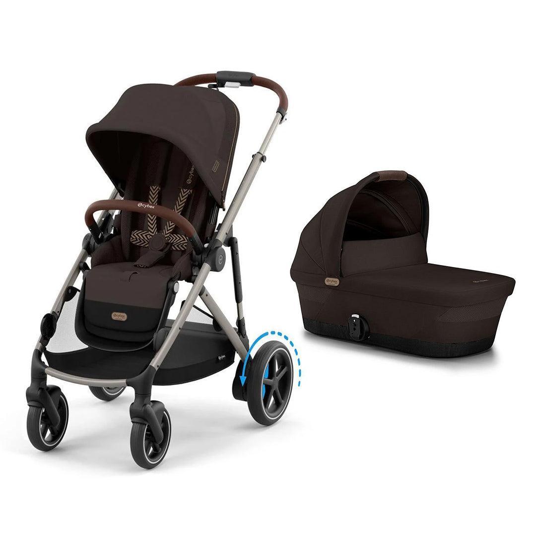 CYBEX e-Gazelle S Pushchair - Chocolate Brown