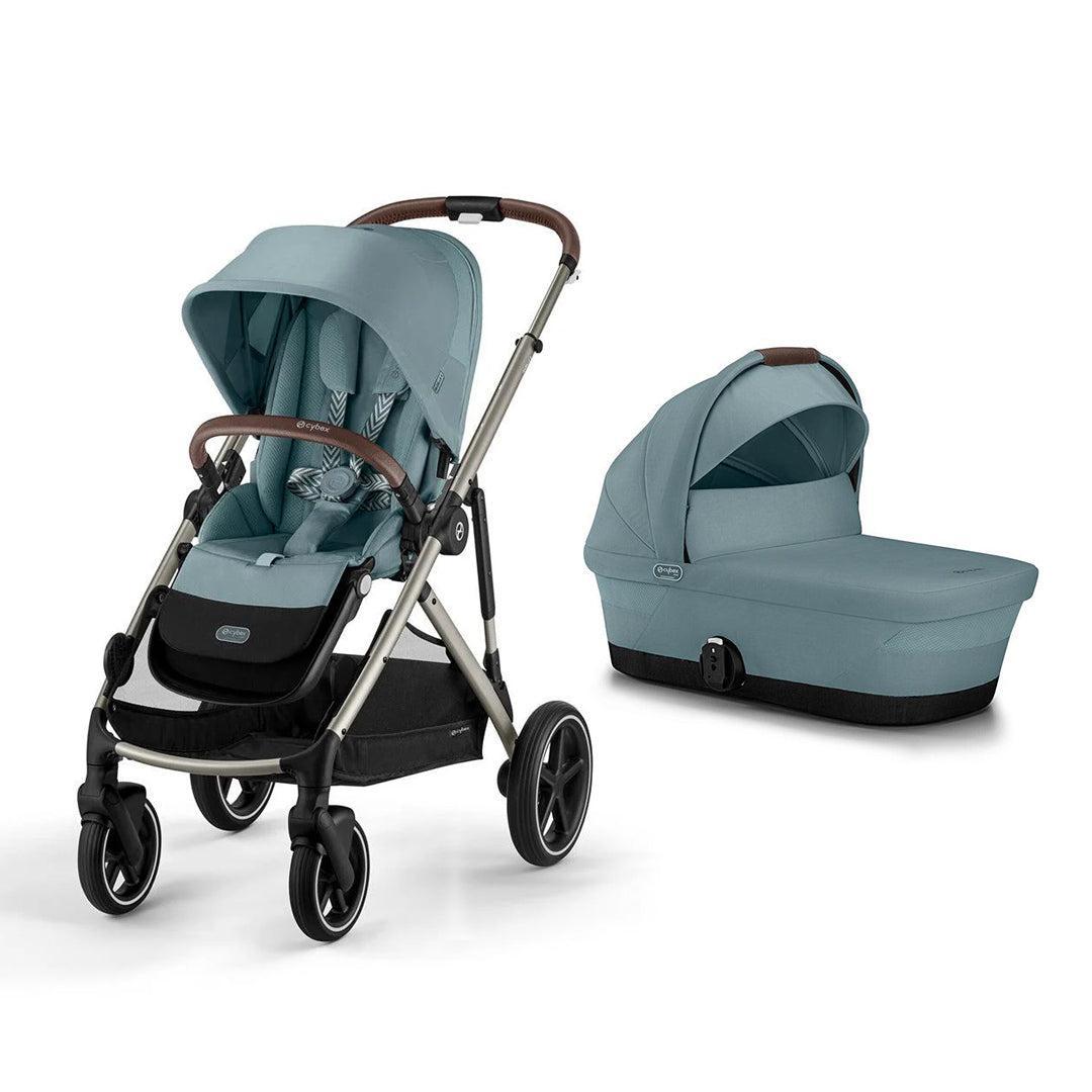 CYBEX Gazelle S Pushchair - Stormy Blue - Taupe