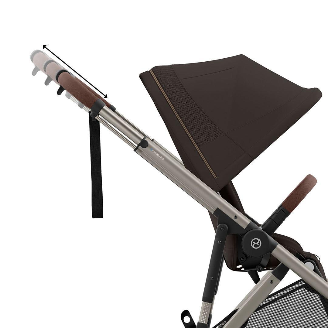 CYBEX e-Gazelle S Pushchair - Chocolate Brown