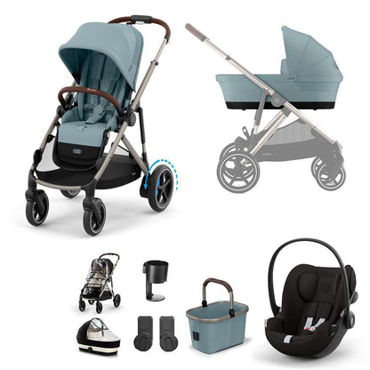 CYBEX e-Gazelle S + Cloud G Travel System
