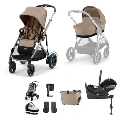 CYBEX e-Gazelle S + Cloud T Travel System