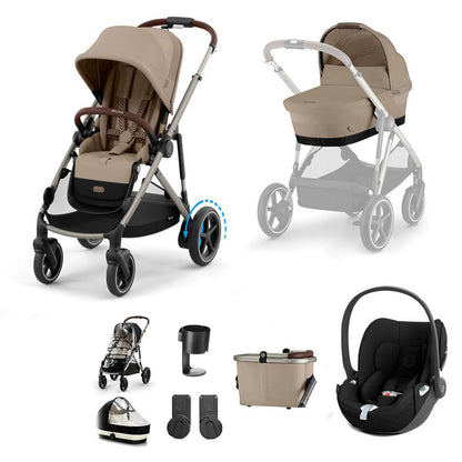 CYBEX e-Gazelle S + Cloud T Travel System