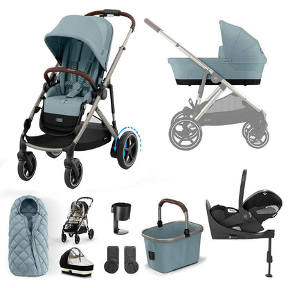 CYBEX e-Gazelle S + Cloud T Travel System