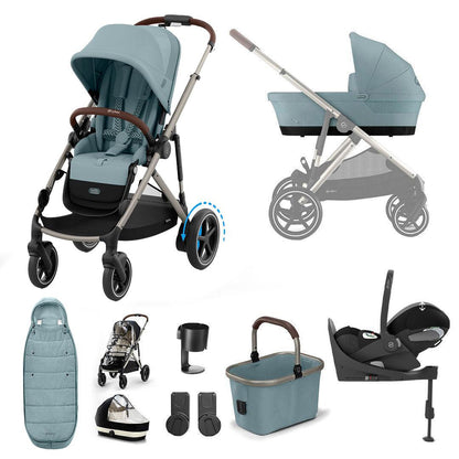 CYBEX e-Gazelle S + Cloud T Travel System