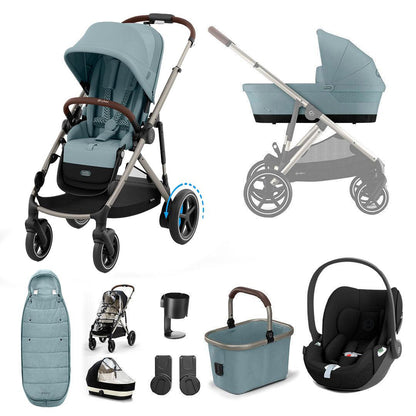 CYBEX e-Gazelle S + Cloud T Travel System