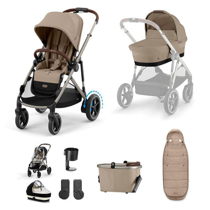 CYBEX e-Gazelle S Essential Pushchair Bundle