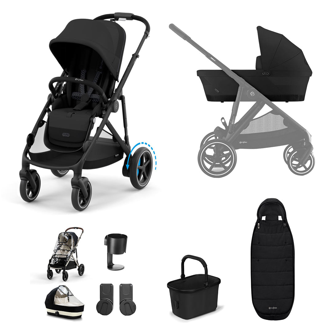 CYBEX e-Gazelle S Essential Pushchair Bundle