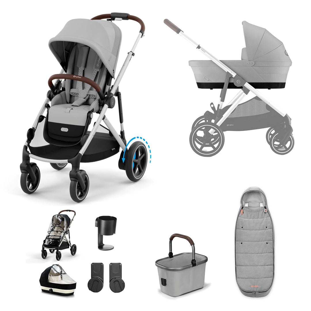 CYBEX e-Gazelle S Essential Pushchair Bundle