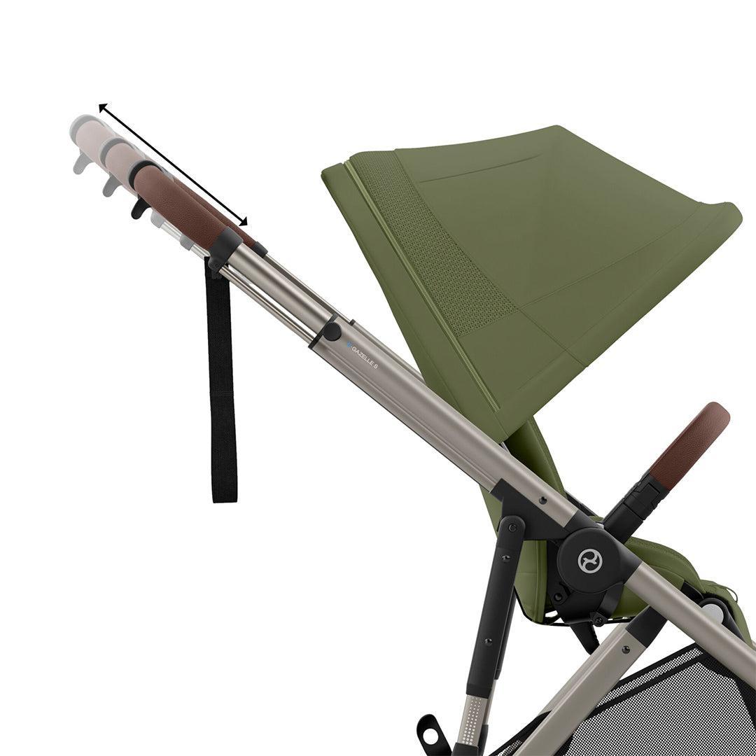CYBEX e-Gazelle S Pushchair - Moss Green