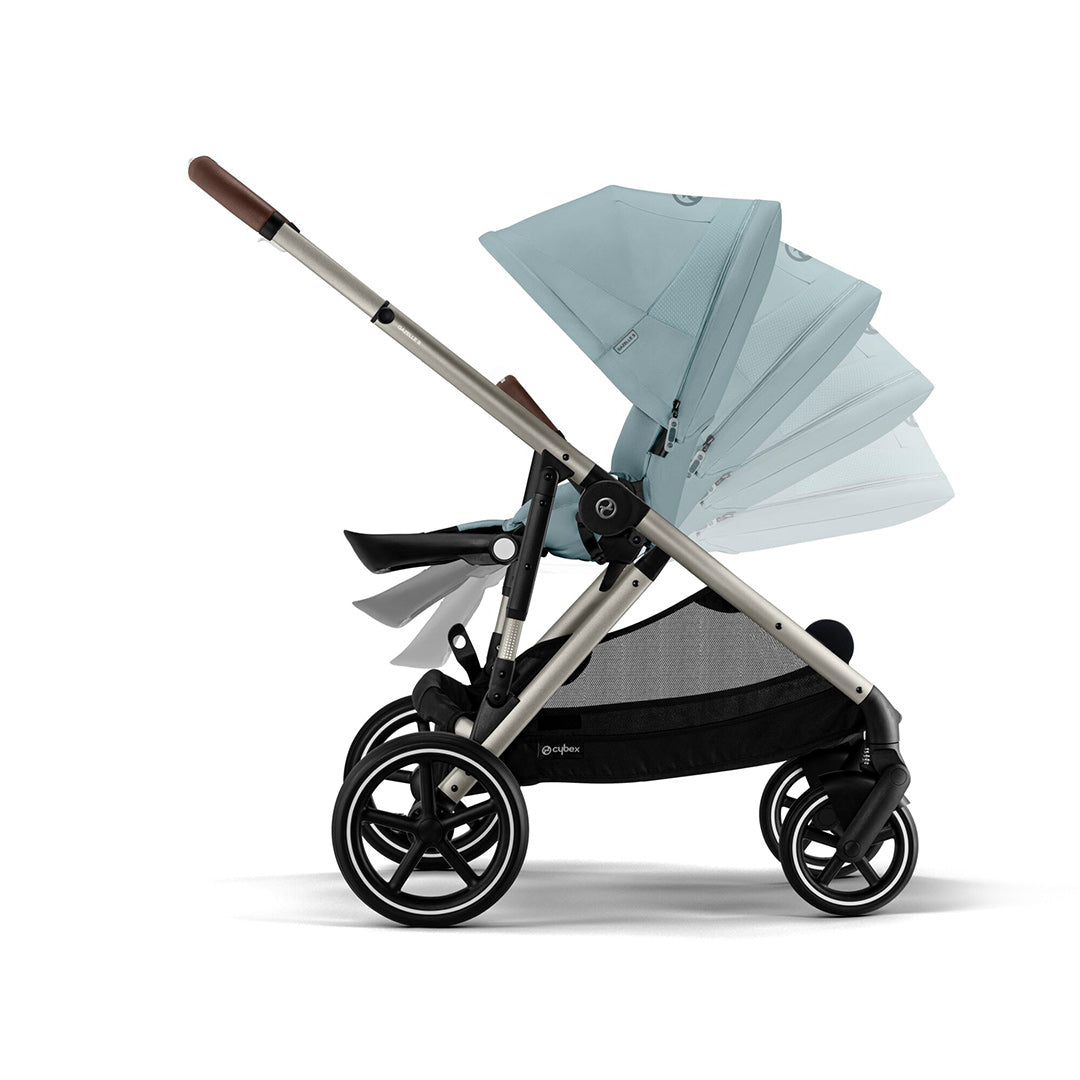 CYBEX Gazelle S Pushchair - Stormy Blue - Taupe
