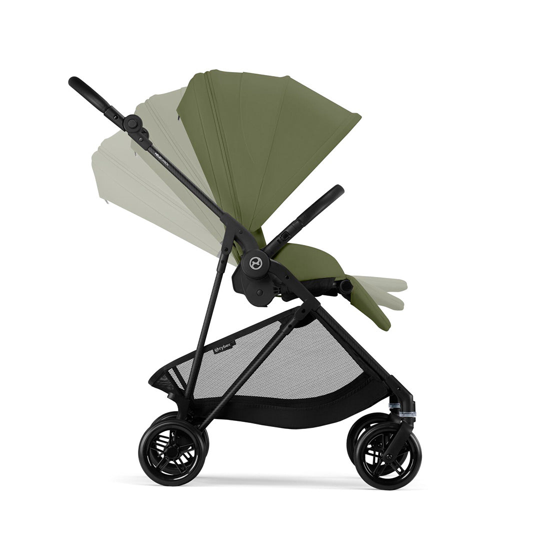 CYBEX Melio Carbon Pushchair - Moss Green