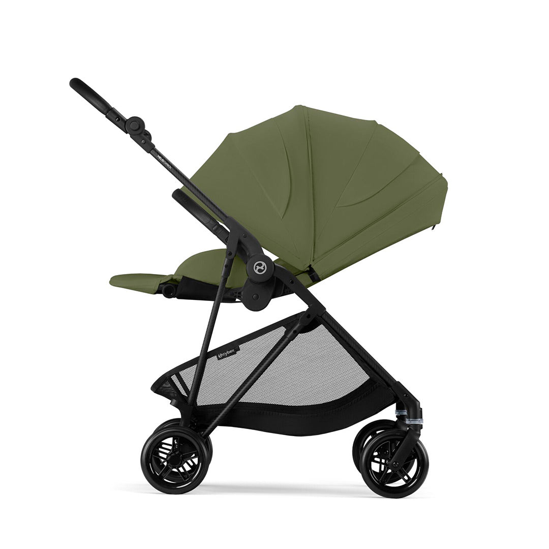CYBEX Melio Carbon Pushchair - Moss Green