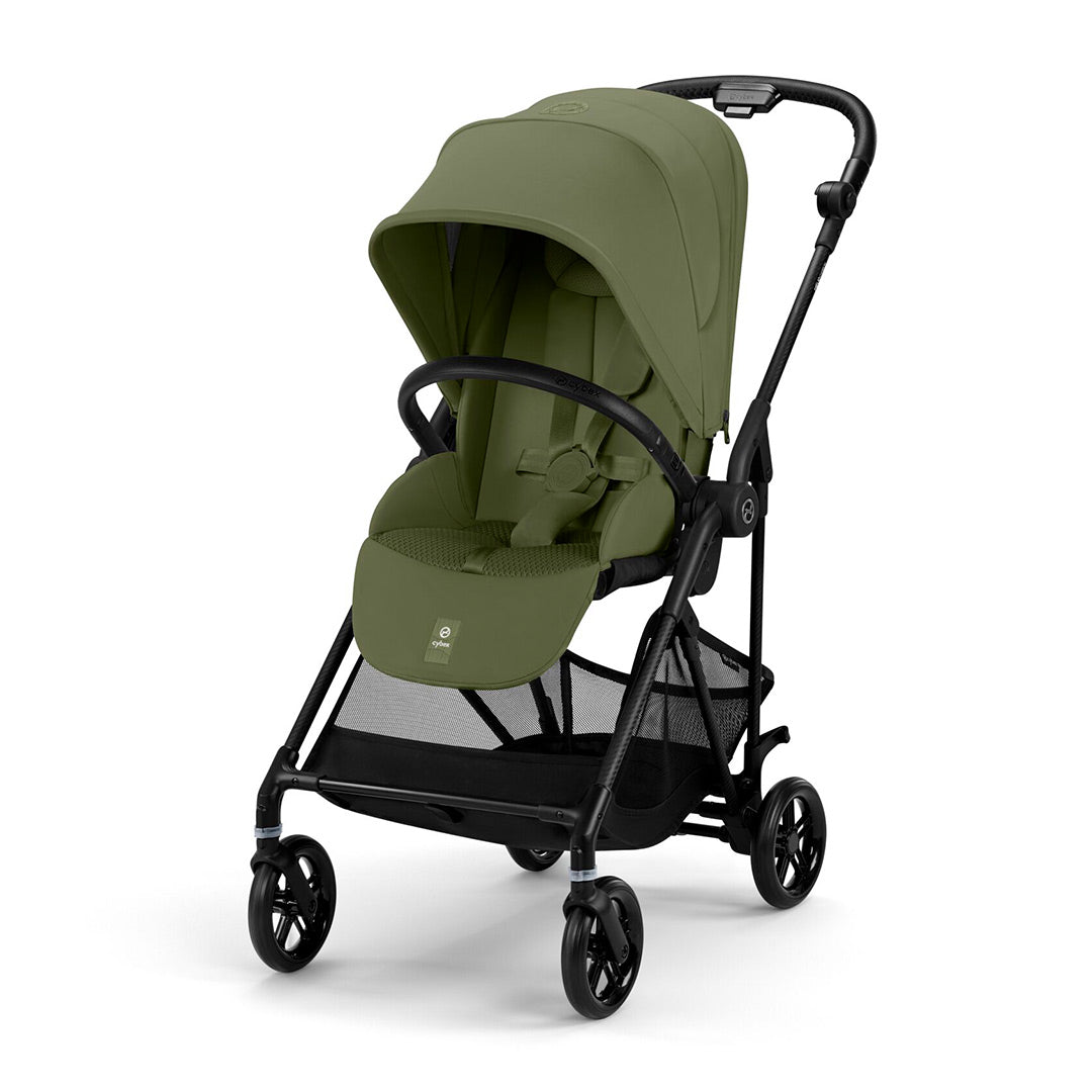 CYBEX Melio Carbon Pushchair - Moss Green