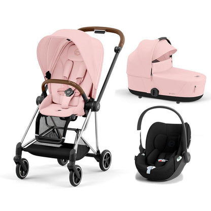 CYBEX Mios + Cloud T Travel System - Peach Pink