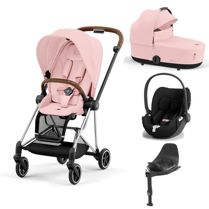 CYBEX Mios + Cloud T Travel System - Peach Pink