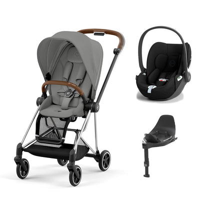 CYBEX Mios + Cloud T Travel System - Mirage Grey