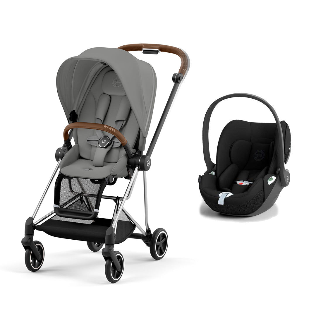 CYBEX Mios + Cloud T Travel System - Mirage Grey
