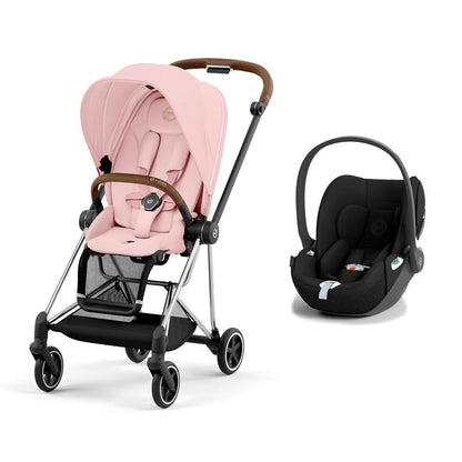 CYBEX Mios + Cloud T Travel System - Peach Pink