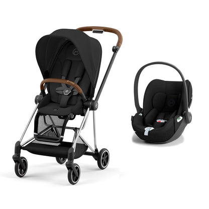 CYBEX Mios + Cloud T Travel System - Sepia Black