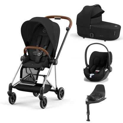 CYBEX Mios + Cloud T Travel System - Sepia Black