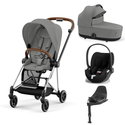 CYBEX Mios + Cloud T Travel System - Mirage Grey