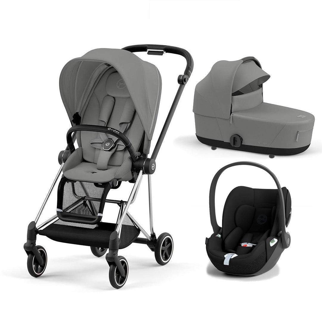 CYBEX Mios + Cloud T Travel System - Mirage Grey