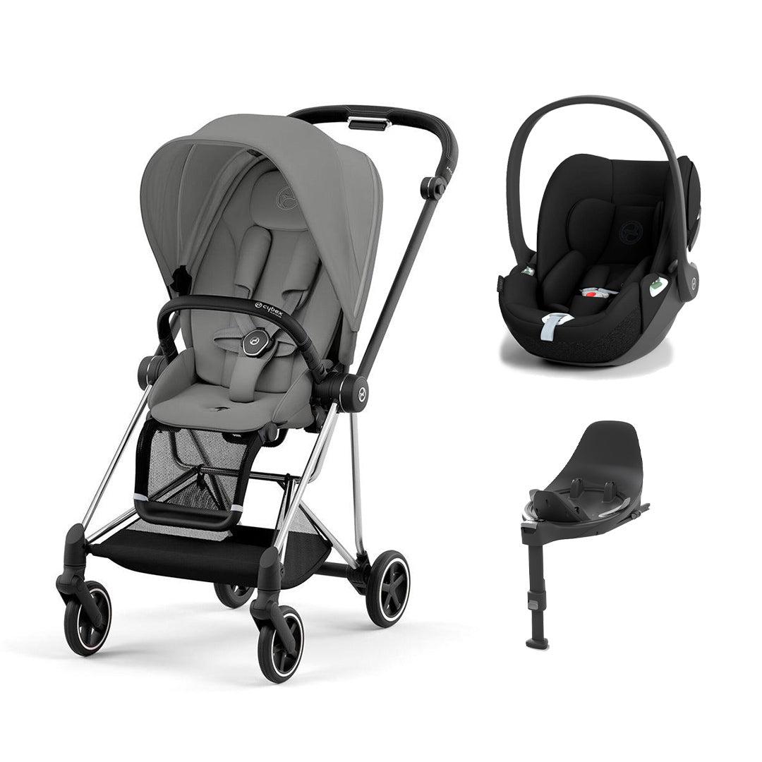 CYBEX Mios + Cloud T Travel System - Mirage Grey