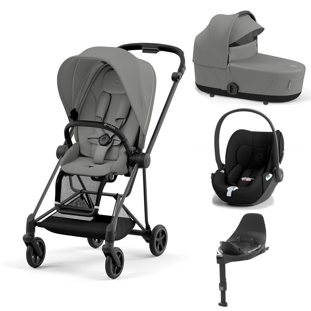 CYBEX Mios + Cloud T Travel System - Mirage Grey