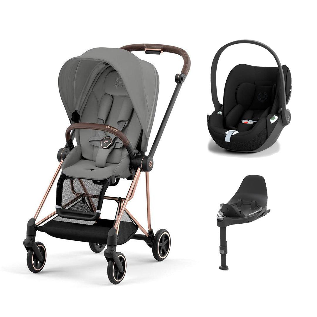 CYBEX Mios + Cloud T Travel System - Mirage Grey