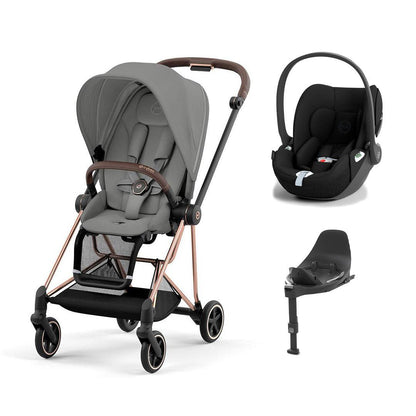 CYBEX Mios + Cloud T Travel System - Mirage Grey