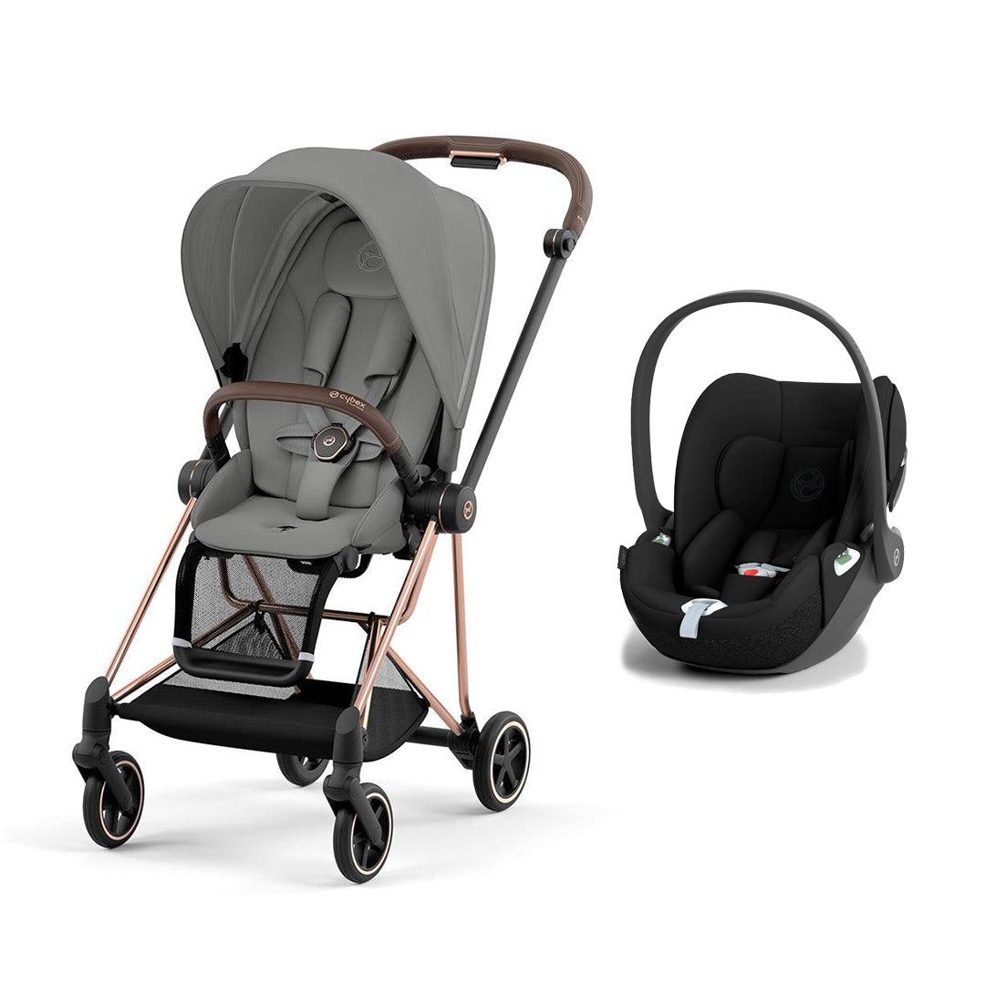 CYBEX Mios + Cloud T Travel System - Mirage Grey