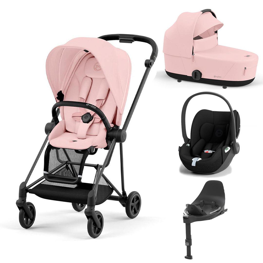 CYBEX Mios + Cloud T Travel System - Peach Pink