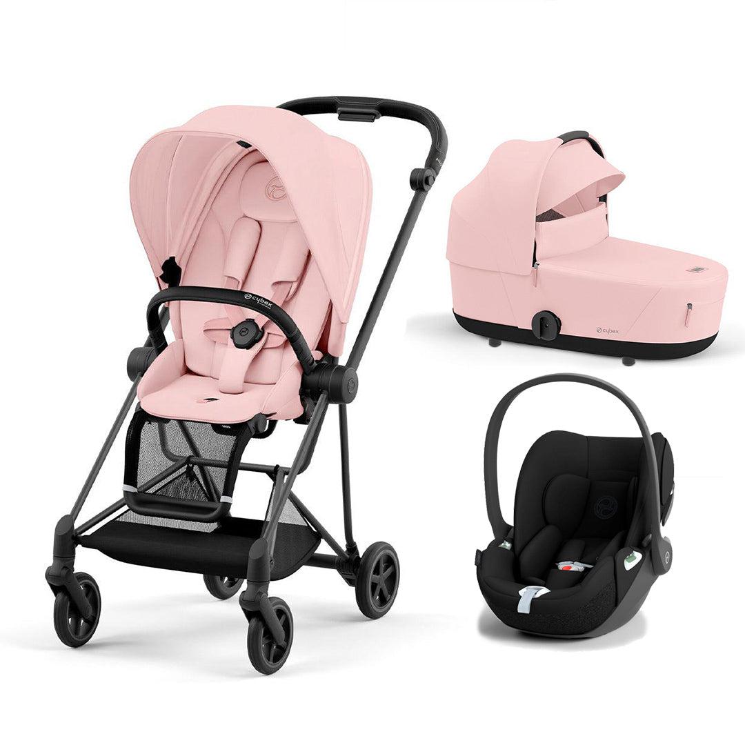CYBEX Mios + Cloud T Travel System - Peach Pink