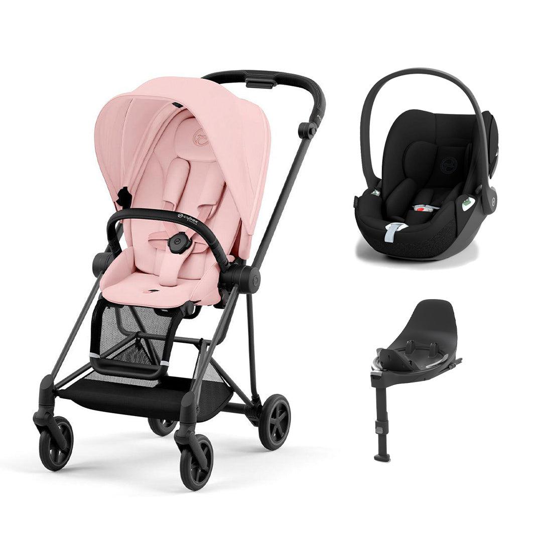 CYBEX Mios + Cloud T Travel System - Peach Pink