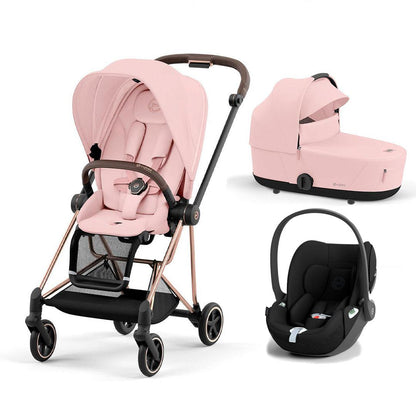 CYBEX Mios + Cloud T Travel System - Peach Pink