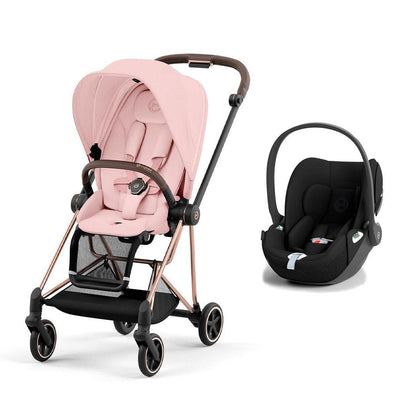CYBEX Mios + Cloud T Travel System - Peach Pink